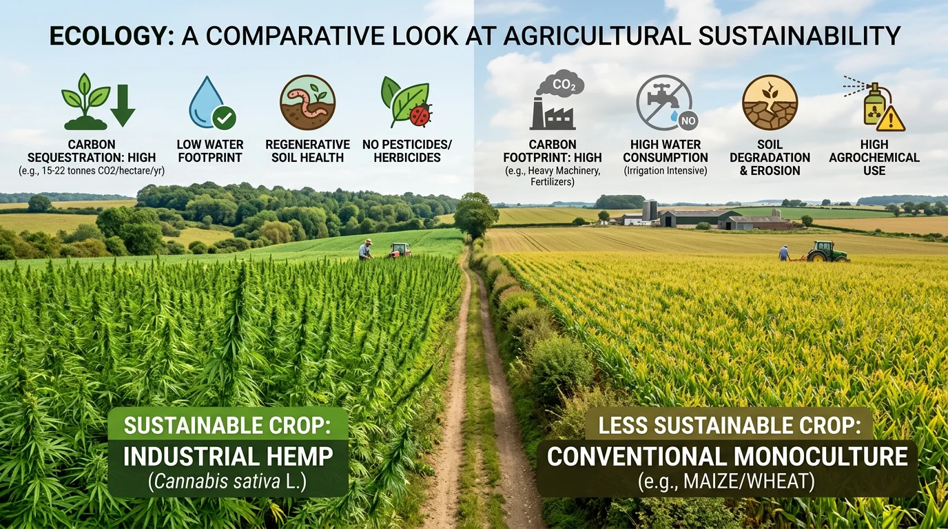 Empreinte carbone du chanvre vs autres cultures ce que disent les chiffres