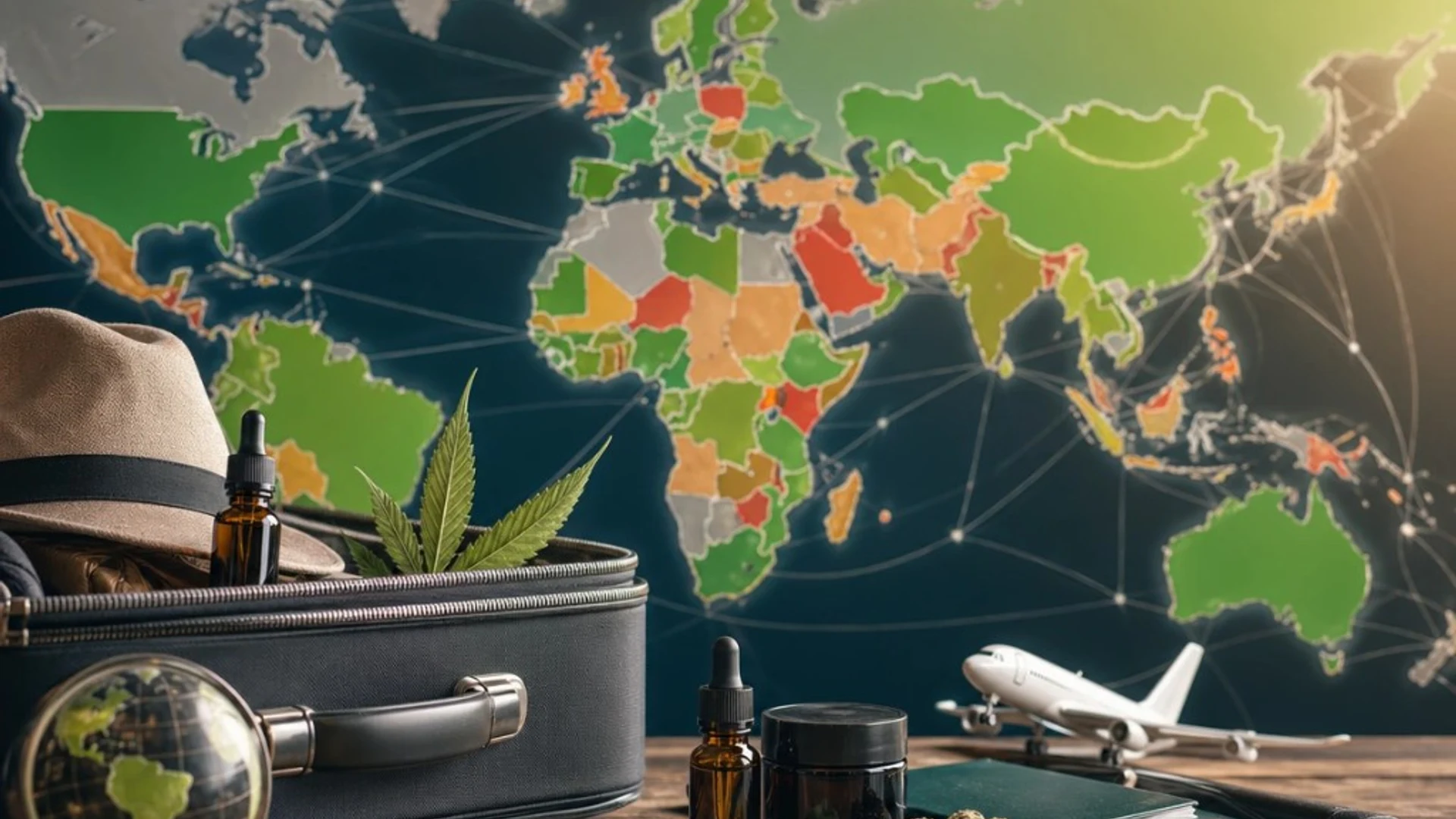Voyager avec du CBD en 2026 : pays par pays, ce qui est légal